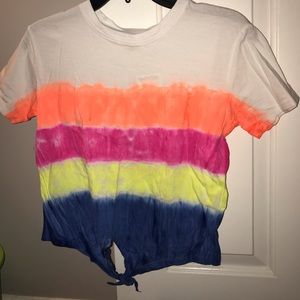 Tie dye crop top